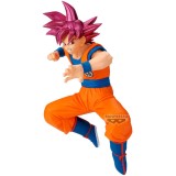 BANPRESTO DRAGON BALL SUPER MATCH MAKERS SUPER SAIYAN GOD GOKU (VS BEERUS) STATUE