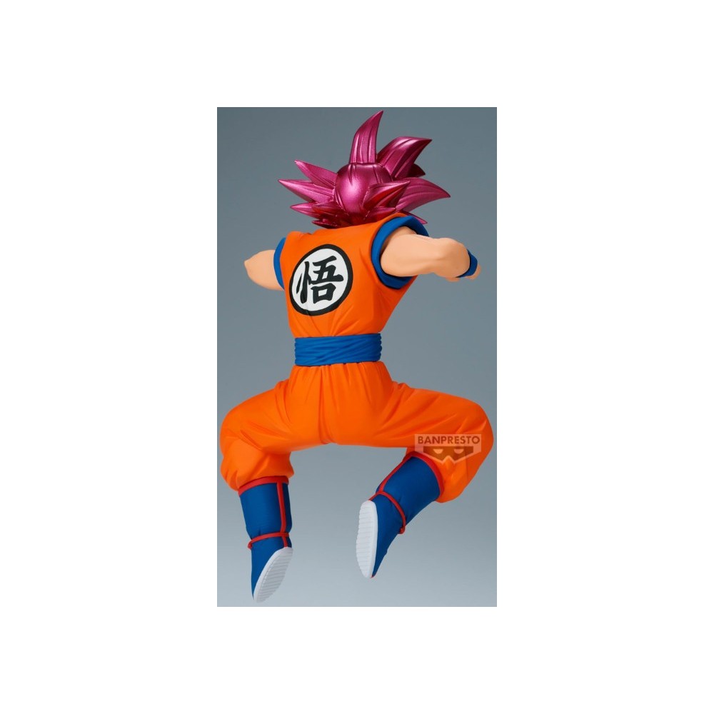 BANPRESTO DRAGON BALL SUPER MATCH MAKERS SUPER SAIYAN GOD GOKU (VS BEERUS) STATUE