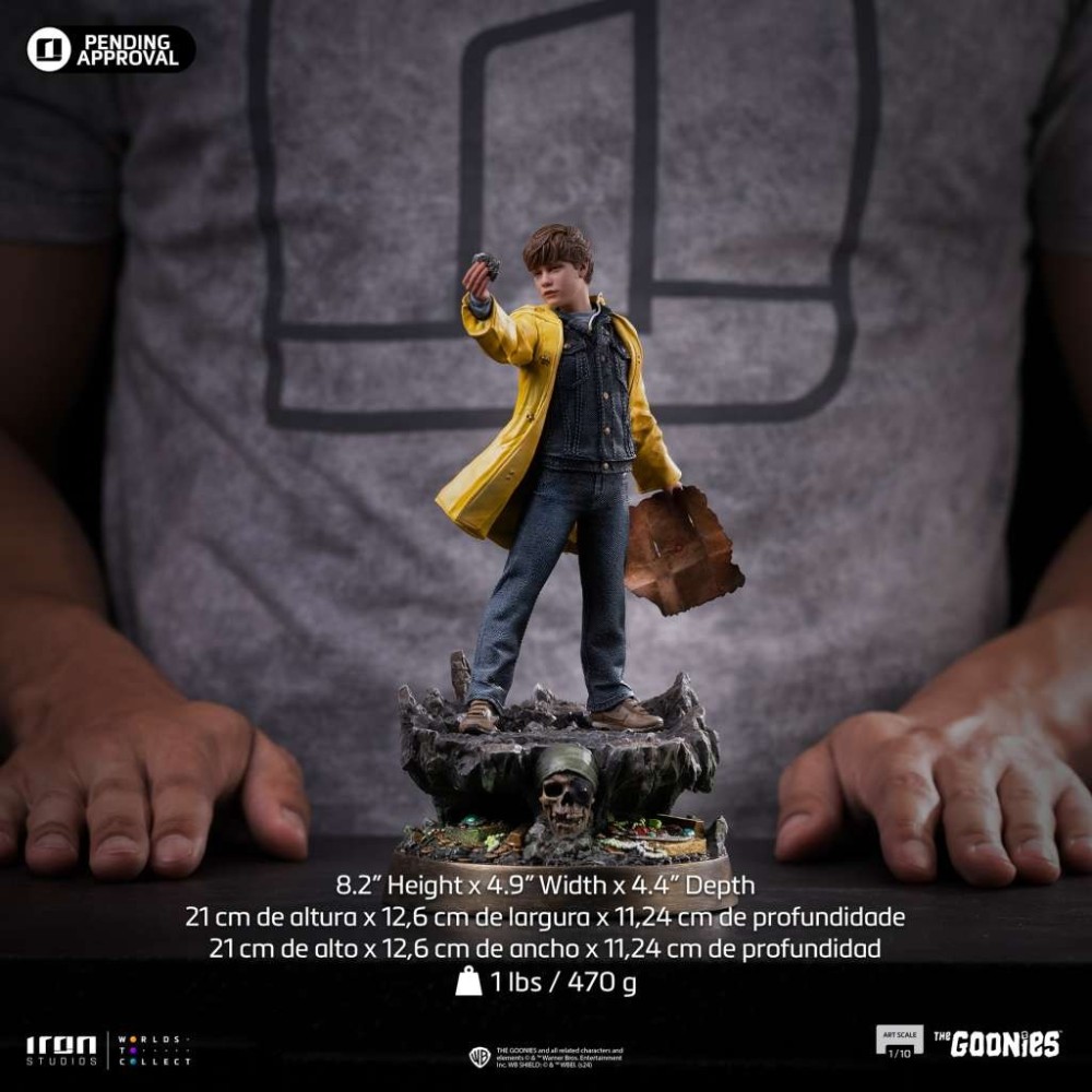 IRON STUDIOS THE GOONIES MIKEY WALSH ART SCALE 1/10 RESIN STATUE FIGURE