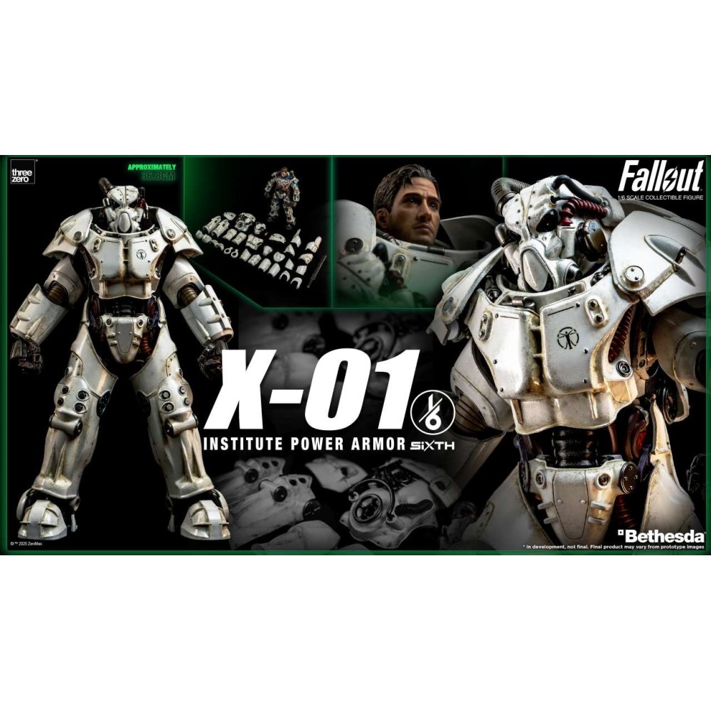 FALLOUT X-01 INSTITUTE POWER ARMOR ACTION FIGURE THREEZERO