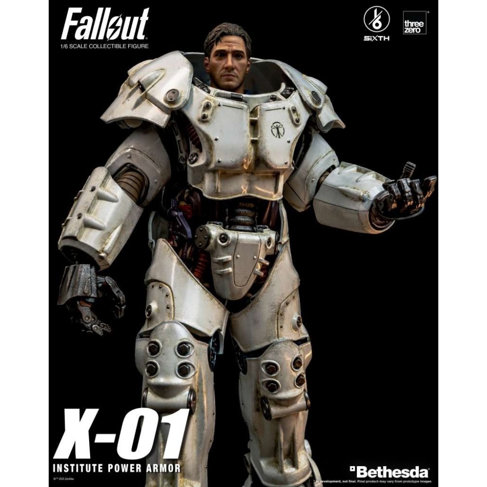 FALLOUT X-01 INSTITUTE POWER ARMOR ACTION FIGURE THREEZERO