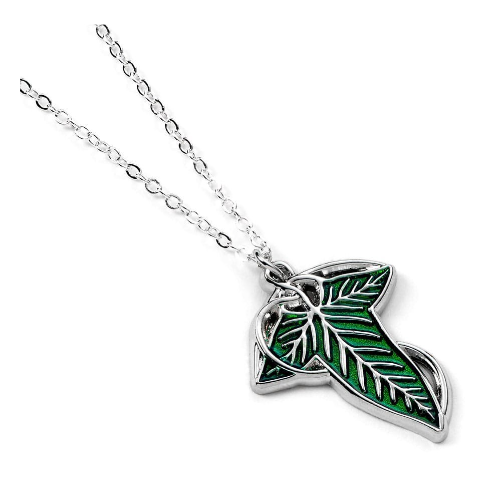IL SIGNORE DEGLI ANELLI THE LEAF OF LORIEN PENDENTE E COLLANA REPLICA CARAT