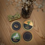 LORD OF THE RINGS COASTERS 4X SOTTOBICCHIERI CINEREPLICAS
