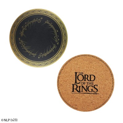 LORD OF THE RINGS COASTERS 4X SOTTOBICCHIERI CINEREPLICAS