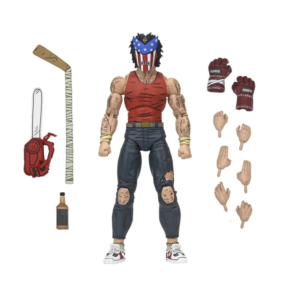 NECA TMNT NINJA TURTLES MIRAGE COMICS CASEY JONES BODYCOUNT PVC ACTION FIGURE