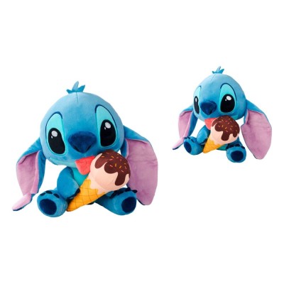 SIMBA TOYS  LILO & STITCH PLUSH STITCH WITH ICE CREAM FIGURE 25CM