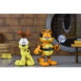 GARFIELD X NINJA TURTLES GARFELLO & SIDEKICK ODIE ULTIMATE ACTION FIGURE NECA