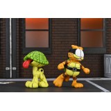 NECA GARFIELD X TMNT GARFELLO & SIDEKICK ODIE ULTIMATE 2-PACK ACTION FIGURE