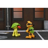 NECA GARFIELD X TMNT GARFELLO & SIDEKICK ODIE ULTIMATE 2-PACK ACTION FIGURE