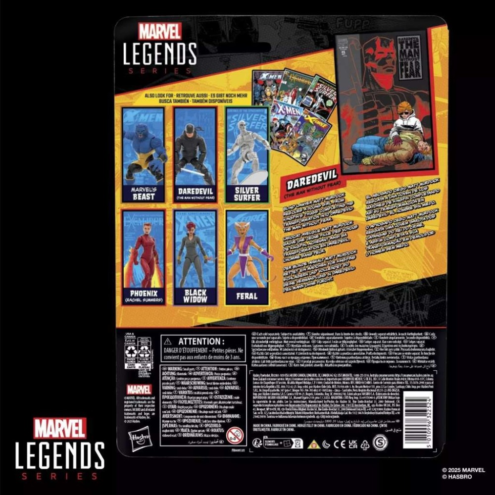 HASBRO MARVEL LEGENDS MINI COMICS SERIES DAREDEVIL ACTION FIGURE