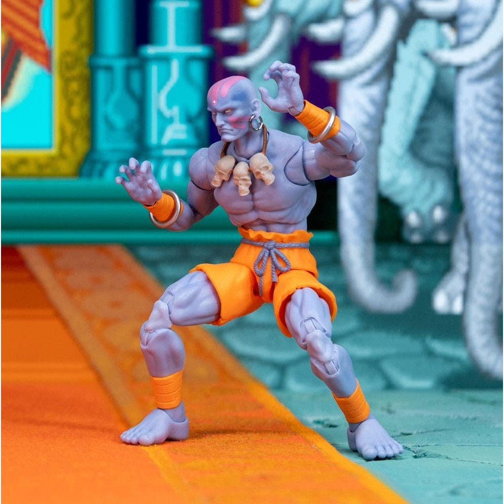 ULTRA STREET FIGHTER II THE FINAL CHALLENGERS DHALSIM DELUXE ACTION FIGURE JADA TOYS