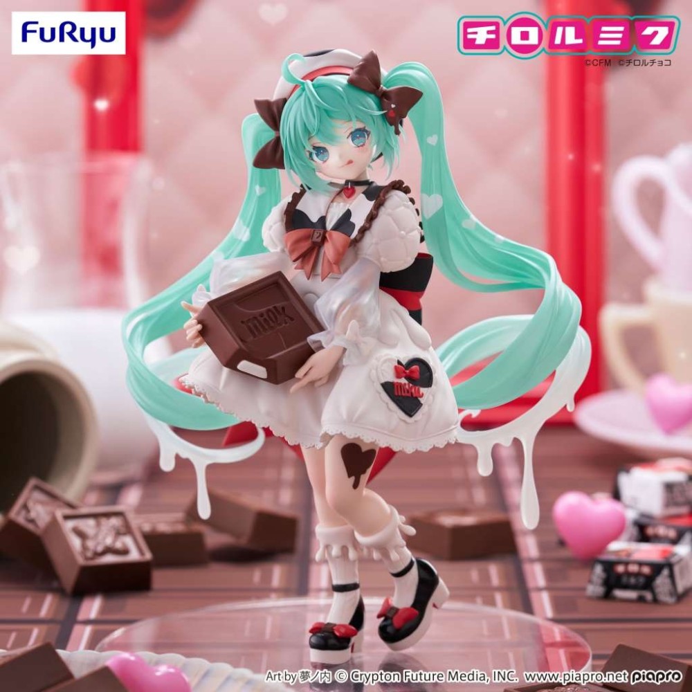 HATSUNE MIKU X TIROL CHOKO MILK TRIO-TRY-IT FIGURE STATUA FURYU