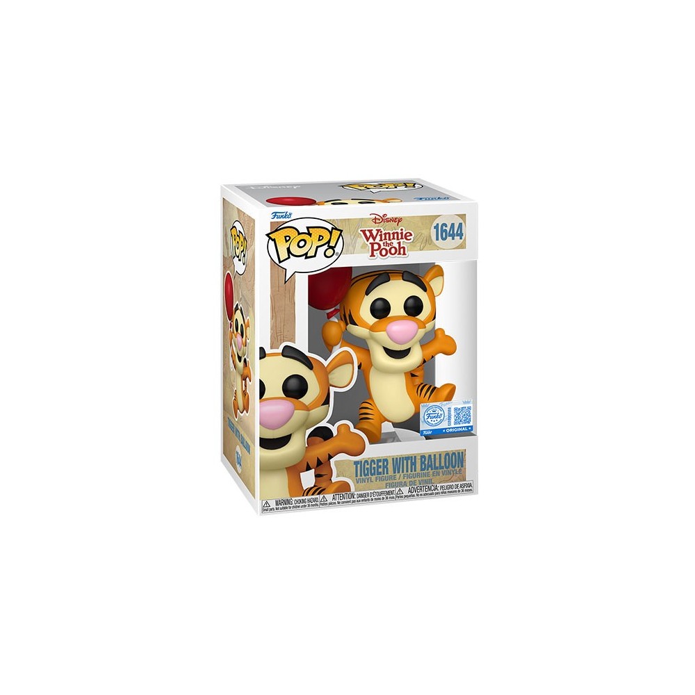 FUNKO POP! WINNIE THE POOH 1644 TIGGER WITH BALLOON BOBBLE HEAD KNOCKER FIGURE FUNKO