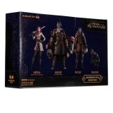 THE LORD OF THE RINGS THE WAR OF THE ROHIRRIM 4-PACK ACTION FIGURES MC FARLANE