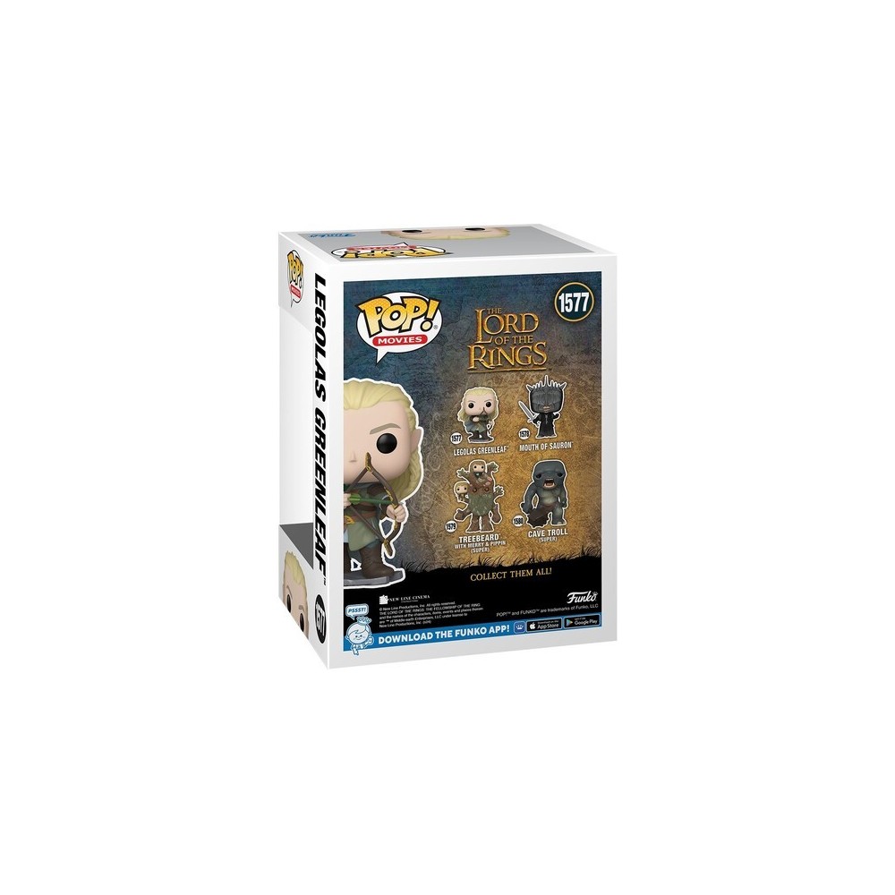 FUNKO POP! IL SIGNORE DEGLI ANELLI LEGOLAS GREENLEAF BOBBLE HEAD FIGURE FUNKO