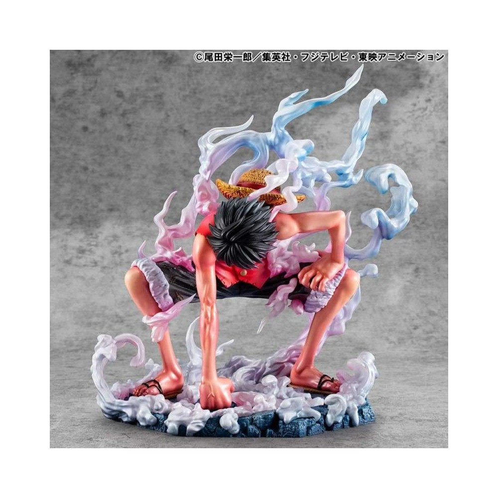 MEGAHOUSE ONE PIECE P.O.P. MONKEY D. LUFFY GEAR 2 LIMITED EDITION STATUE FIGURE