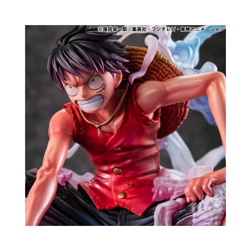 MEGAHOUSE ONE PIECE P.O.P. MONKEY D. LUFFY GEAR 2 LIMITED EDITION STATUE FIGURE