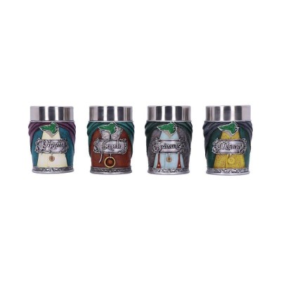 NEMESIS NOW THE LORD OF THE RINGS HOBBITS SHOTGLASS 4-PACK