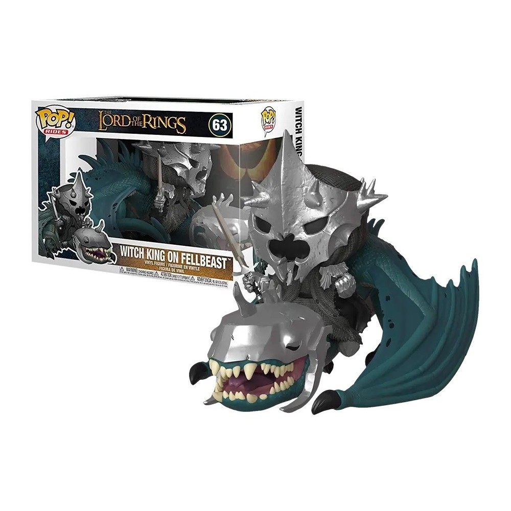 FUNKO POP! THE LORD OF THE RINGS WITCH KING ON FELLBEAST BOBBLE HEAD KNOCKER FUNKO