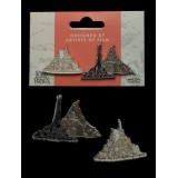 LORD OF THE RINGS MINAS TIRITH E MT. DOOM COLLECTORS PINS 2-PACK SPILLE WETA