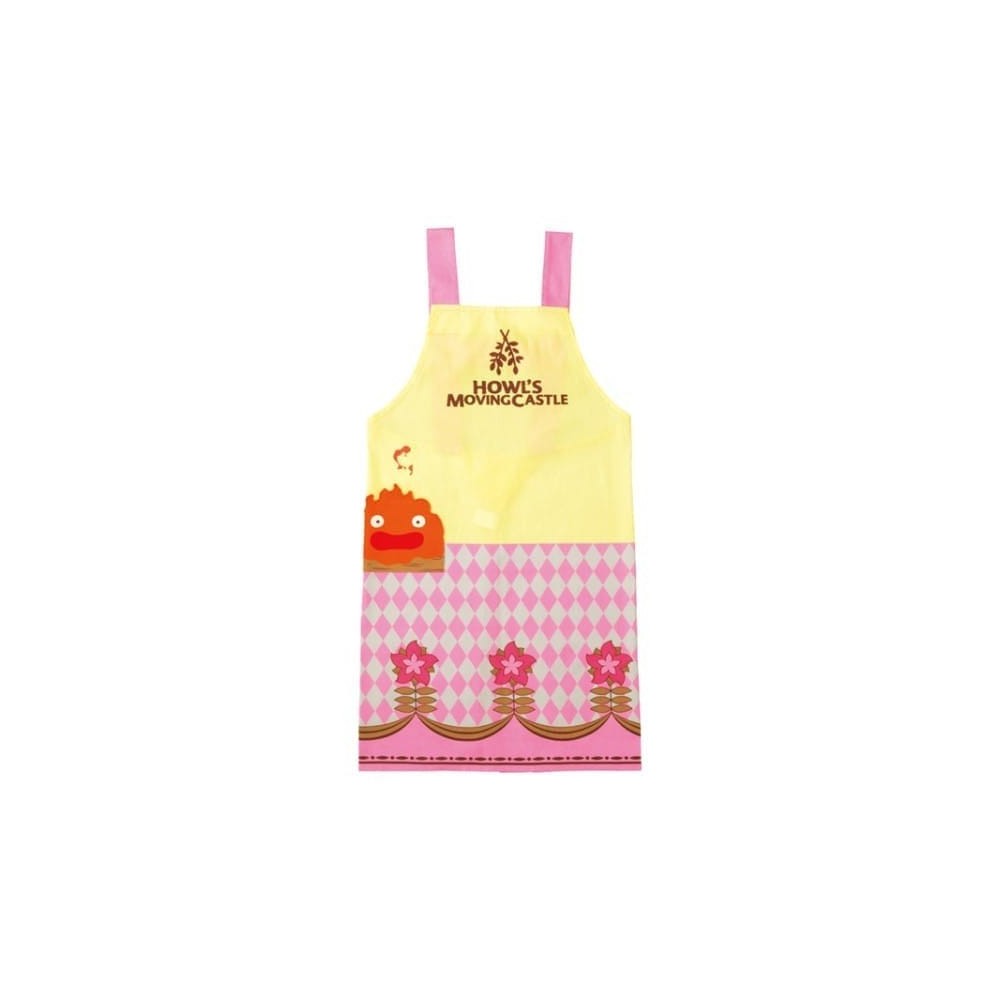 MARUSHIN HOWL'S MOVING CASTLE CALCIFER FLOWER APRON