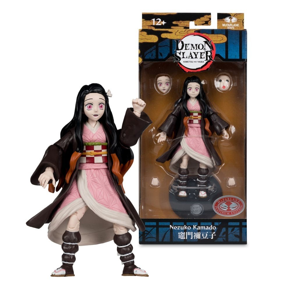 DEMON SLAYER NEZUKO KAMADO PLATINUM ED. 18CM ACTION FIGURE MC FARLANE