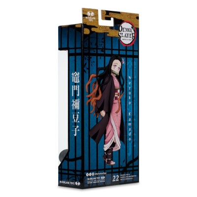 MC FARLANE DEMON SLAYER NEZUKO KAMADO PLATINUM EDITION PVC ACTION FIGURE