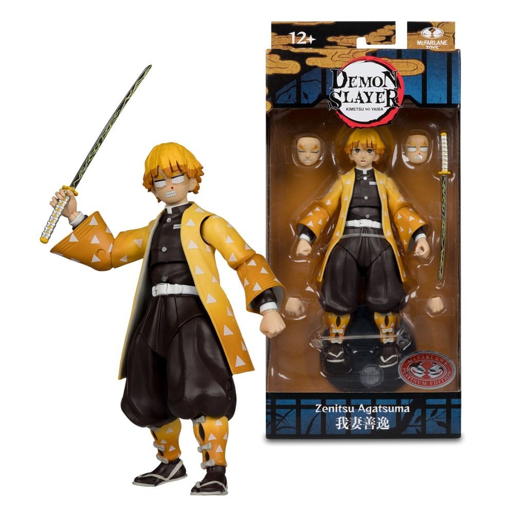 DEMON SLAYER ZENITSU AGATSUMA PLATINUM ED. ACTION FIGURE MC FARLANE