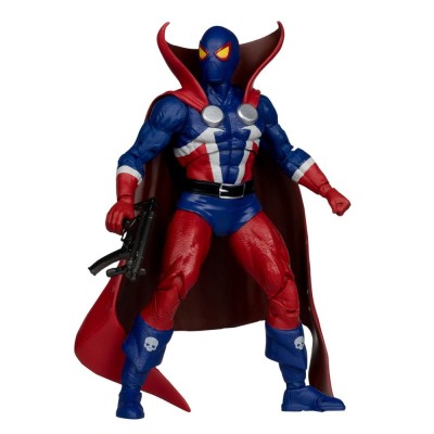 SPAWN PAGE PUNCHERS SPAWN 1977 RED AND BLUE ACTION FIGURE MC FARLANE