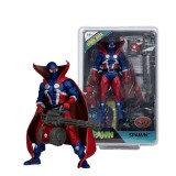 SPAWN PAGE PUNCHERS SPAWN 1977 RED AND BLUE ACTION FIGURE MC FARLANE