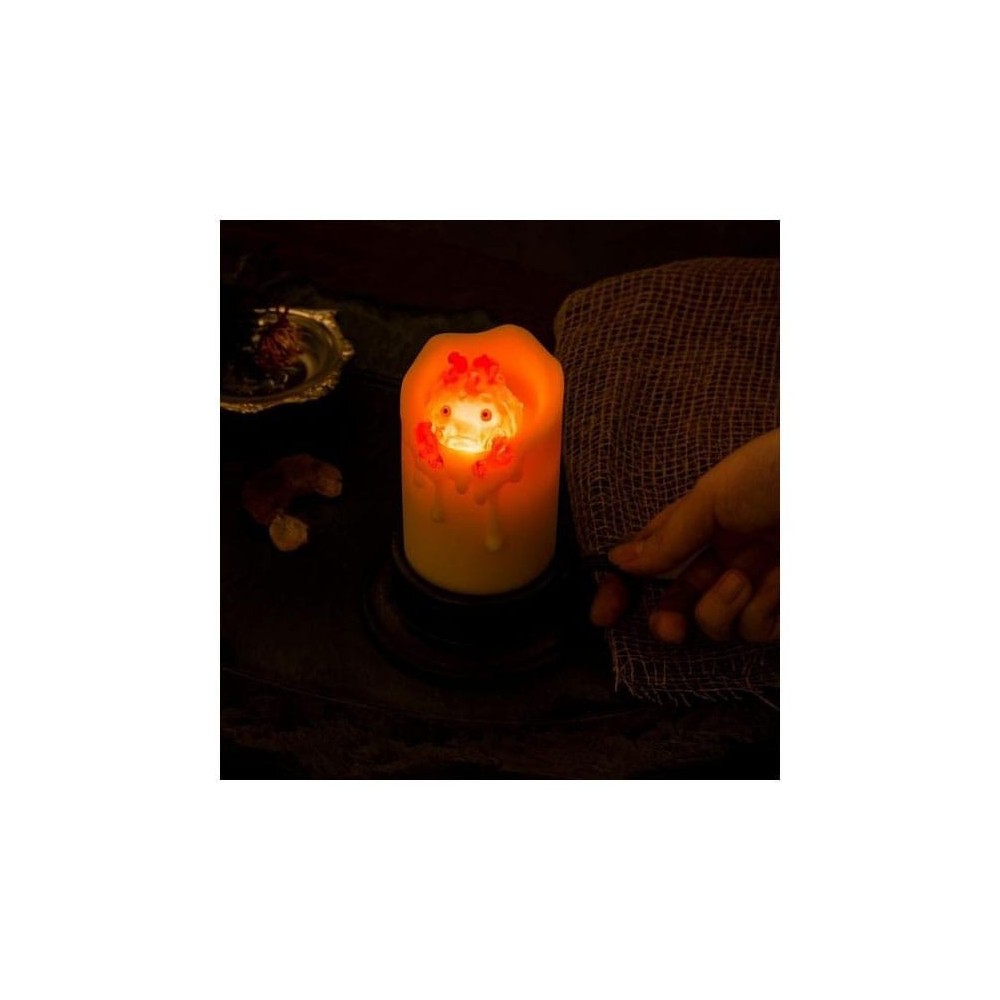 SEMIC HOWL'S MOVING CASTLE ILLUMINATED CALCIFER IN CANDLE LIGHT LAMP