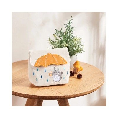 IL MIO VICINO TOTORO ORANGE UMBRELLA COIN PURSE PORTAMONETE MARUSHIN