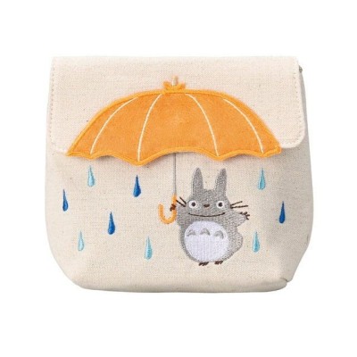 IL MIO VICINO TOTORO ORANGE UMBRELLA COIN PURSE PORTAMONETE MARUSHIN