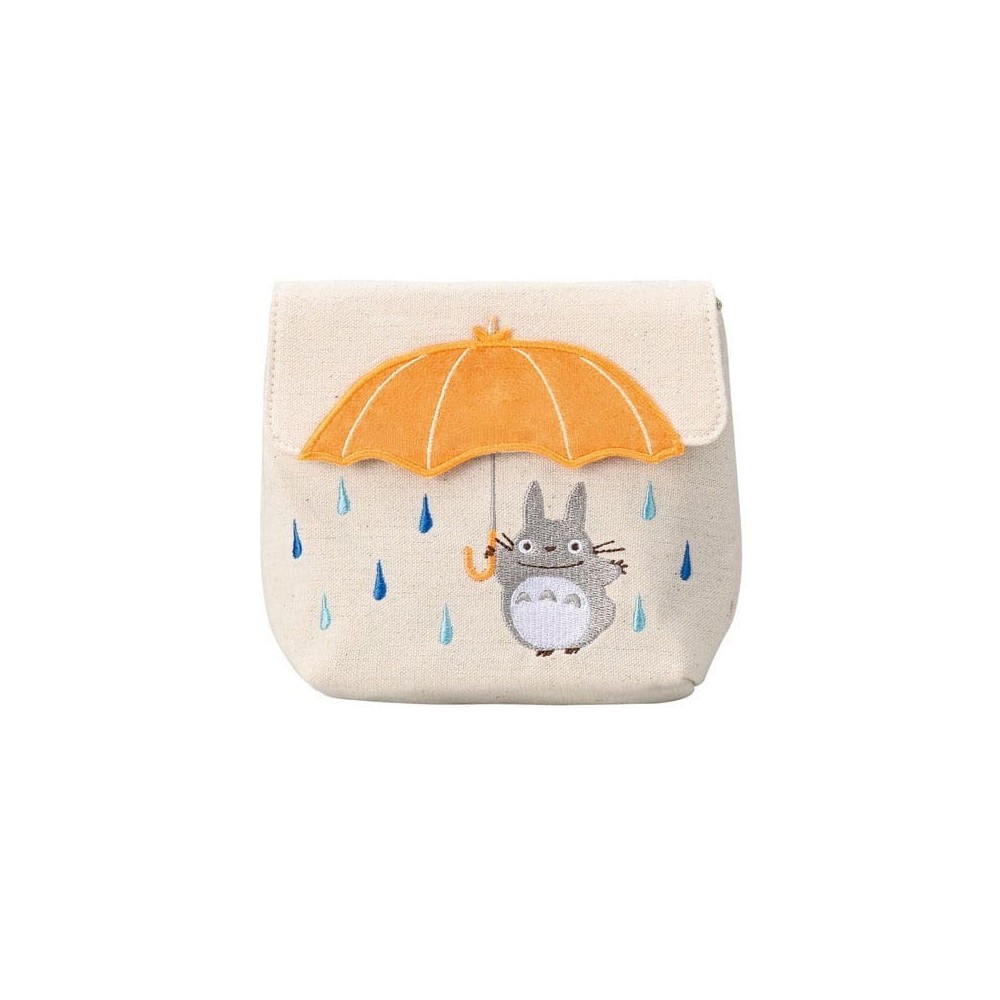 IL MIO VICINO TOTORO ORANGE UMBRELLA COIN PURSE PORTAMONETE MARUSHIN