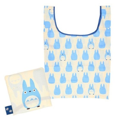 MARUSHIN MY NEIGHBOR TOTORO BLUE SILHOUETTE TOTE BAG