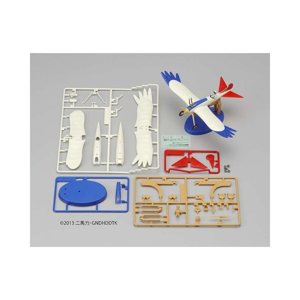 STUDIO GHIBLI THE WIND RISES JIRO'S BIRD SHAPED PLANE 1/48 SCALE MODEL KIT FIGURE