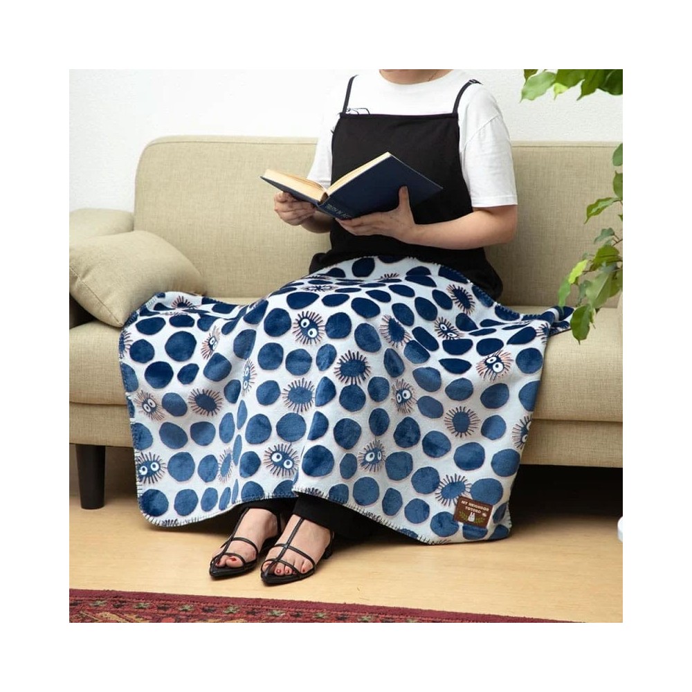 IL MIO VICINO TOTORO SOOT SPRITE POLAR FLEECE BLANKET COPERTA PLAID 70X100CM MARUSHIN