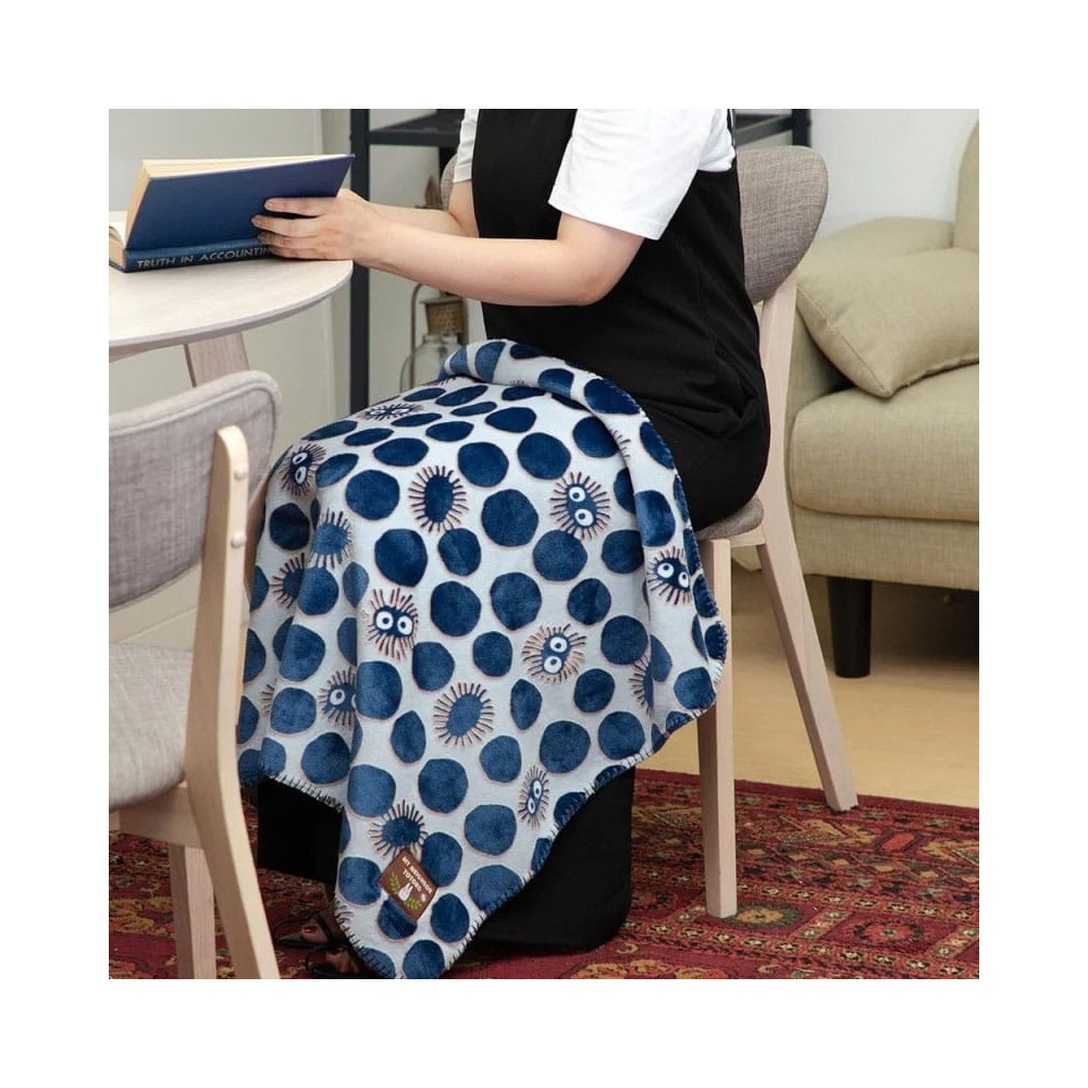 IL MIO VICINO TOTORO SOOT SPRITE POLAR FLEECE BLANKET COPERTA PLAID 70X100CM MARUSHIN
