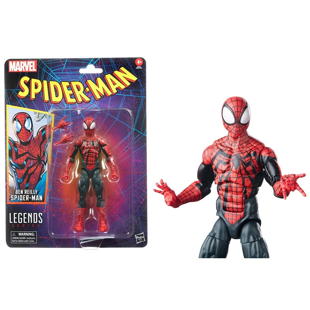 MARVEL LEGENDS RETRO COLLECTION BEN REILLY SPIDER-MAN ACTION FIGURE HASBRO