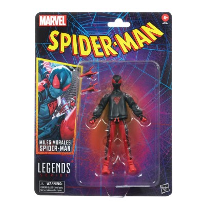 MARVEL LEGENDS RETRO COLLECTION MILES MORALES SPIDER-MAN ACTION FIGURE HASBRO