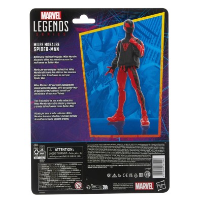 MARVEL LEGENDS RETRO COLLECTION MILES MORALES SPIDER-MAN ACTION FIGURE HASBRO