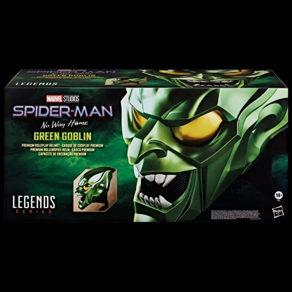 HASBRO MARVEL LEGENDS GREEN GOBLIN HELMET REPLICA SPIDER-MAN NO WAY HOME