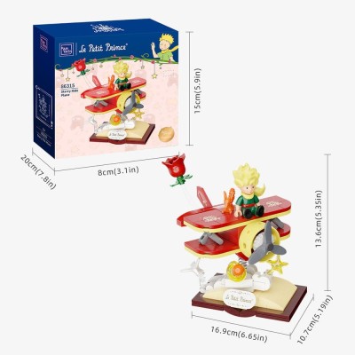 IL PICCOLO PRINCIPE STARRY RIDE SET CONSTRUCTION SET 4X FIGURE PANTASY