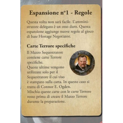 DO NOT PANIC GAMES HOSTAGE NEGOTIATOR ESP.1 CONNOR E. OGDEN EDIZIONE ITALIANA GIOCO DA TAVOLO