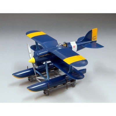 STUDIO GHIBLI PORCO ROSSO CURTISS R3C-0 1/48 SCALE PVC MODEL KIT WITH MINI FIGURE