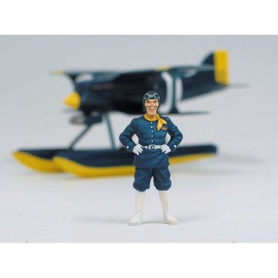 PORCO ROSSO CURTISS R3C-0 1/48 MODEL KIT + FIGURE STUDIO GHIBLI