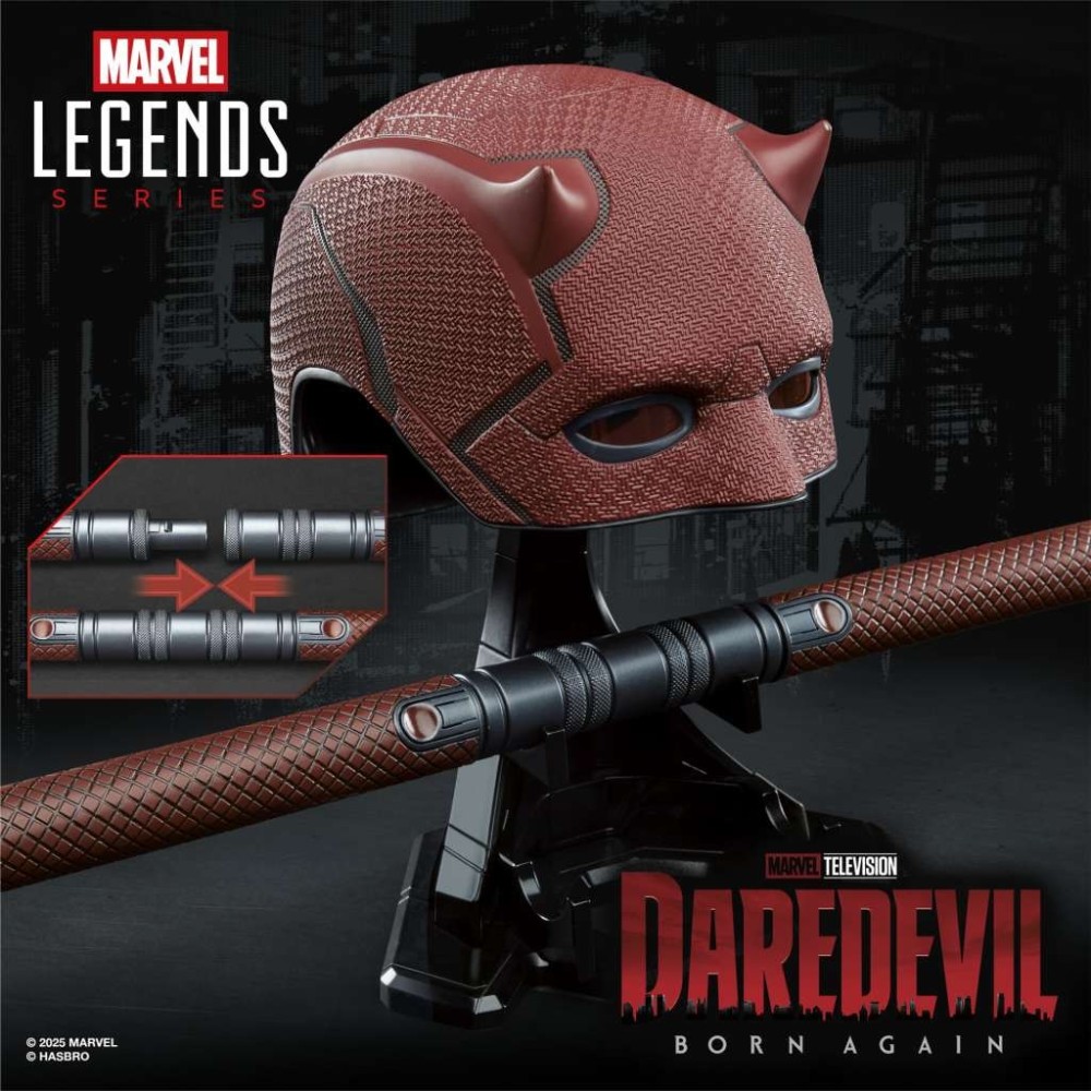 HASBRO MARVEL LEGENDS SERIES DAREDEVIL BORN AGAIN MASK REPLICA