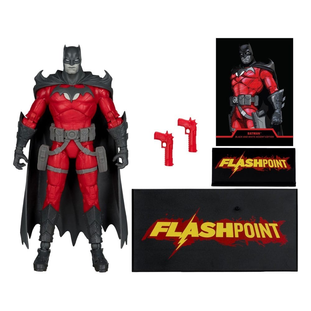 DC MULTIVERSE BATMAN FLASHPOINT GOLD LABEL ACTION FIGURE MC FARLANE