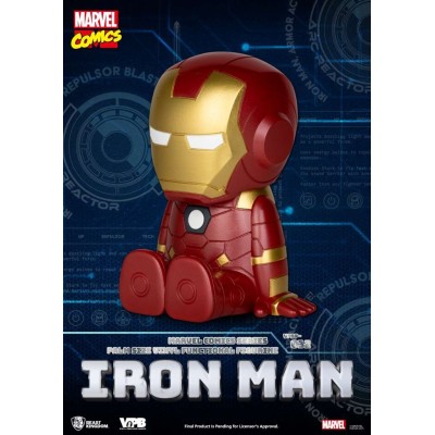 MARVEL COMICS IRON MAN PALM SIZE VINYL BANK SALVADANAIO BEAST KINGDOM