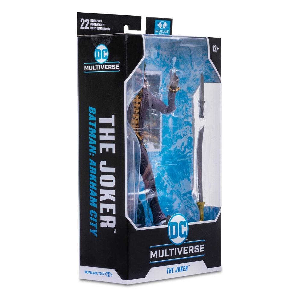 DC MULTIVERSE BATMAN ARKHAM CITY - THE JOKER 18CM ACTION FIGURE MC FARLANE